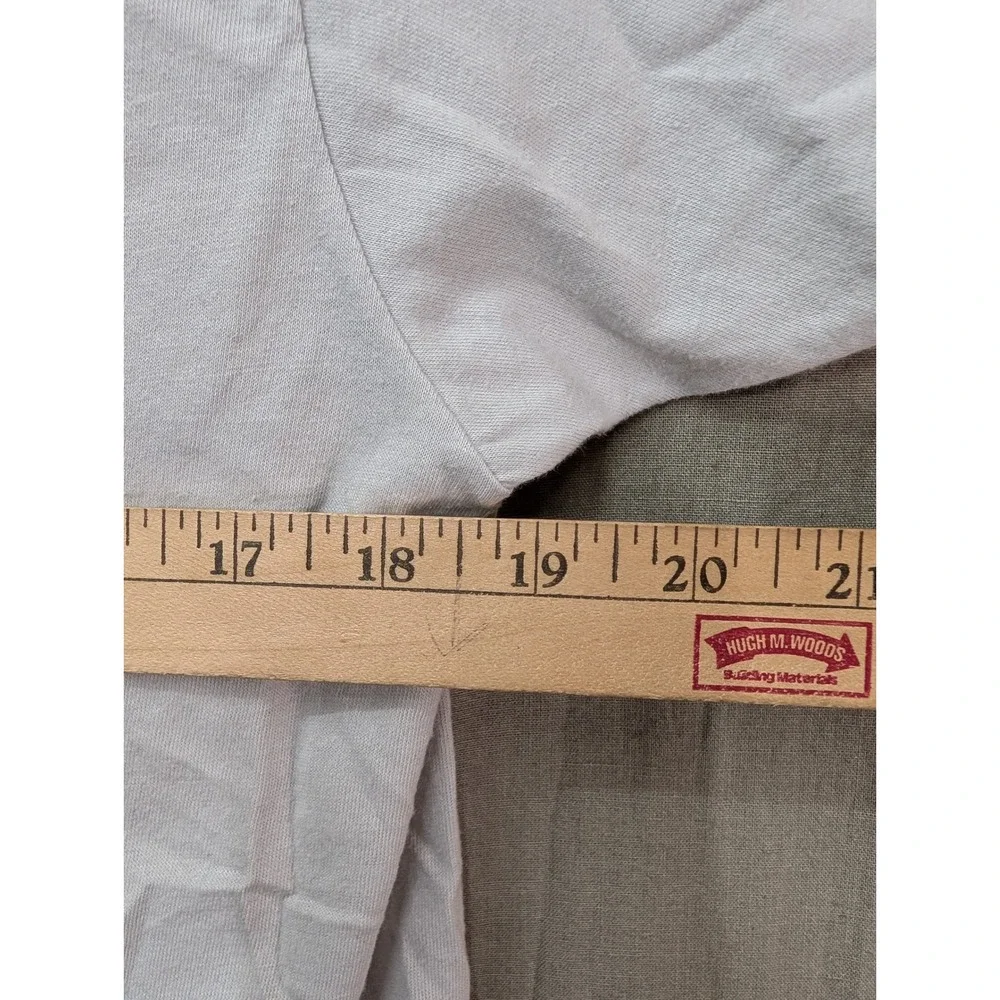 Vintage Hanes Fifty-Fifty Fly Thunderbird T-Shirt Gray Made in USA Large 42-44